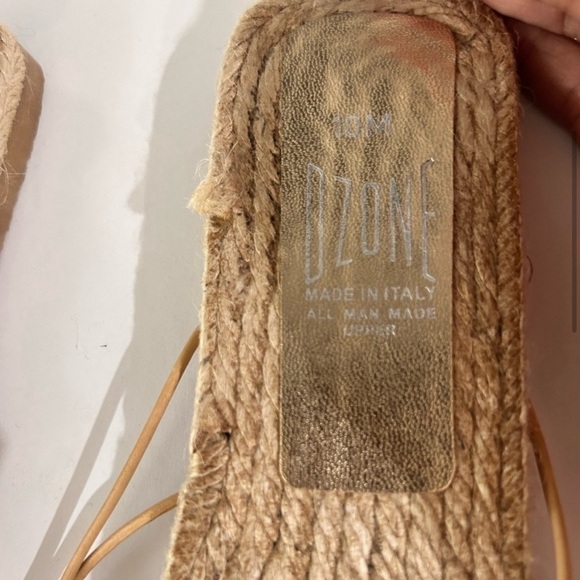 OZONE sandals made in Italy man made size:10M - Picture 4 of 8